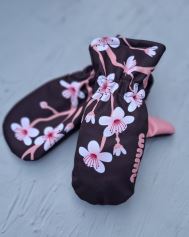 Kids Softshell Mittens, SAKURA, Violet (6)