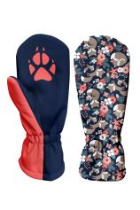 Kinder Softshell Handschuhe, FOXES, Dark Blue (1)
