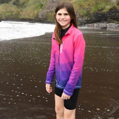 Kids Fleece Sweatshirt, MOSAIC, purple (7)