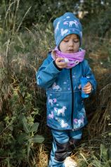 Kids Softshell Trousers, UNICORNS, Teal (9)