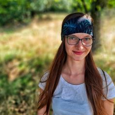 Sport Headband, MONSTERA, black (4)