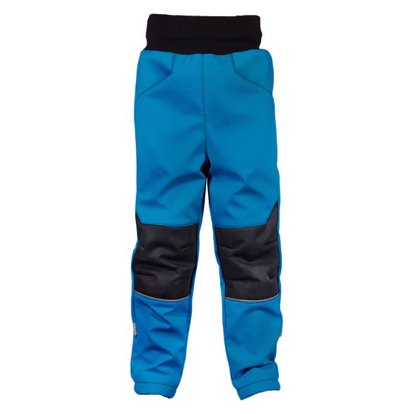 Kinder Softshellhose, BLUE-TURQUOISE