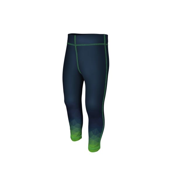 Kids Functional Underpants, MOSAIC, green/dark