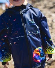 Kids Softshell Jacket, RAINBOW CAT (3)