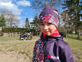 Kinder Softshelljacke, OWL, Violet (10)