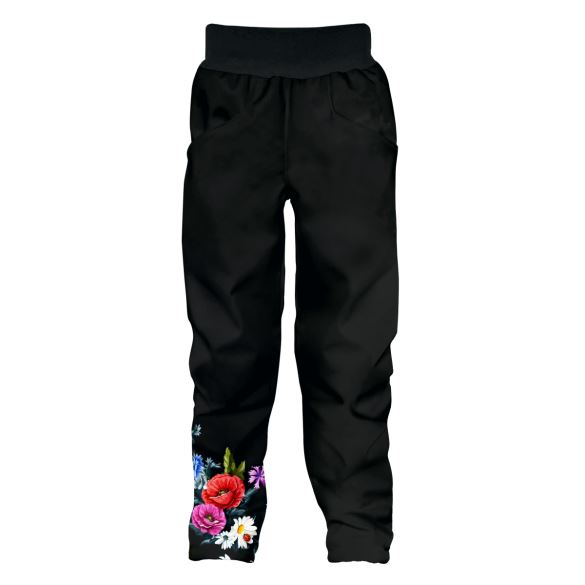Kids Softshell Trousers, WILD FLOWERS
