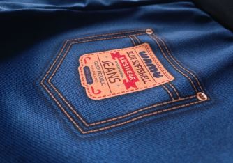 Kids Softshell Trousers, JEANS,  Blue (4)