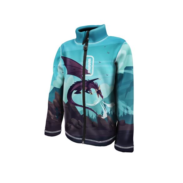 Kids Fleece Sweatshirt, DRAGON FANTASY