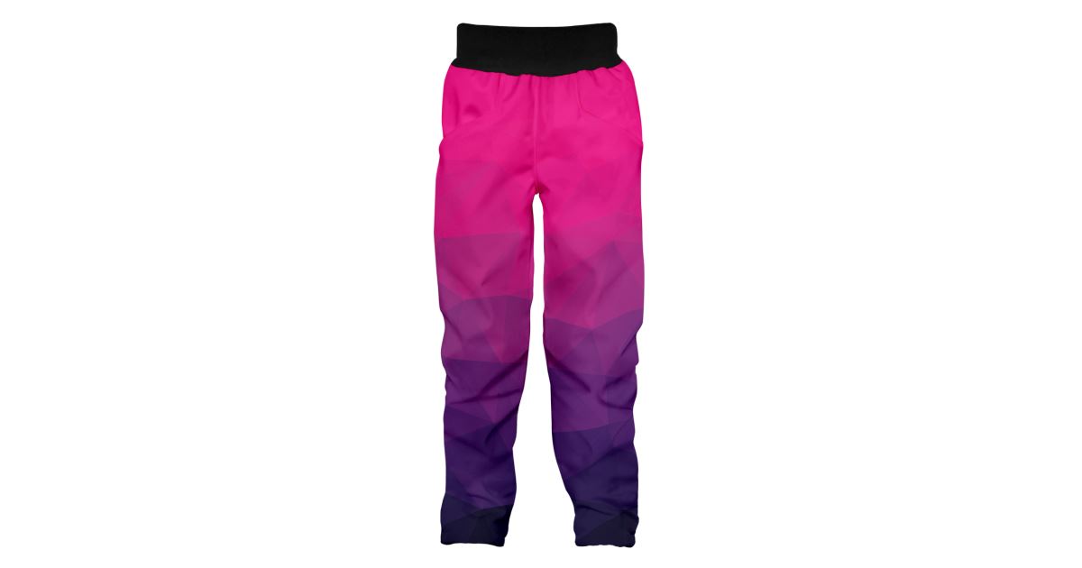 Kinder Softshell-Hose Gefüttert - Wasserdicht, Winddicht, Warm, Mit Reißverschlusstaschen, Rosa, Größe 122