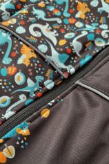 Kinder Softshellanzug, DINOS, Dark Brown (10)