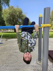 Kinder Fleece Sweatjacke, CAMOUFLAGE, Khaki (2)