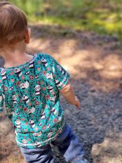 Kurzärmeliges Kinder T-Shirt, FADDY PANDAS (1)