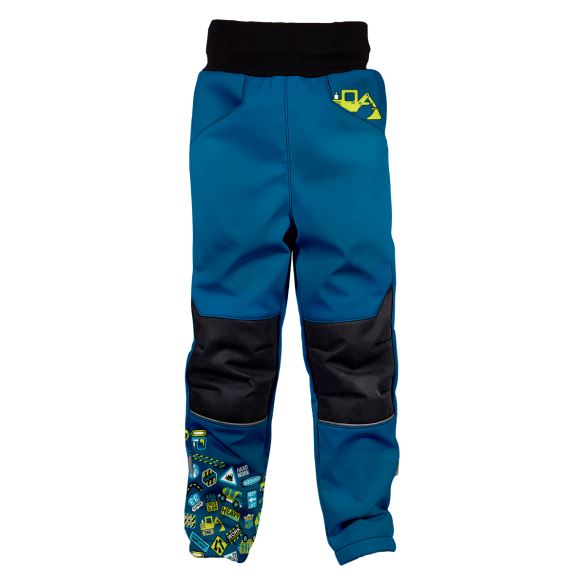 Kinder Softshellhose, DIGGER, Blue