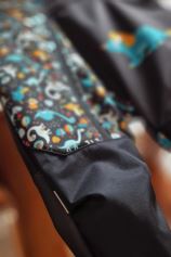 Kinder Softshellanzug, DINOS, Dark Brown (16)