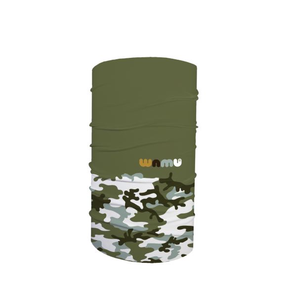 Multifunctional Scarf, CAMOUFLAGE, Khaki